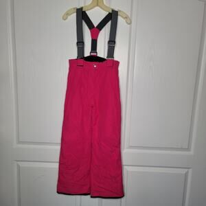 Noize Pink YOUTH Size Large Snowboard Ski Suit Snow Bib Removeable Straps Pants